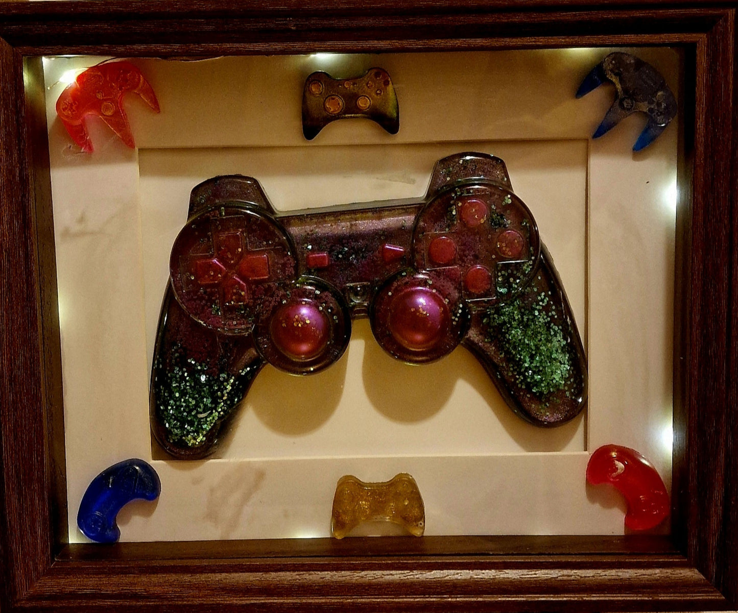 cadre lumineux manette gamer