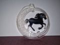 Déco de Noël boule et cheval