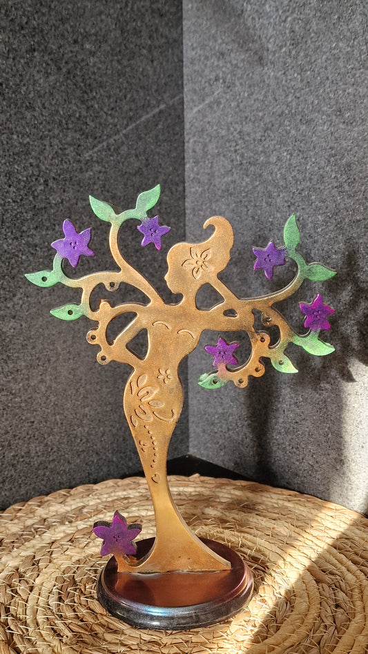 porte bijoux "femme arbre"