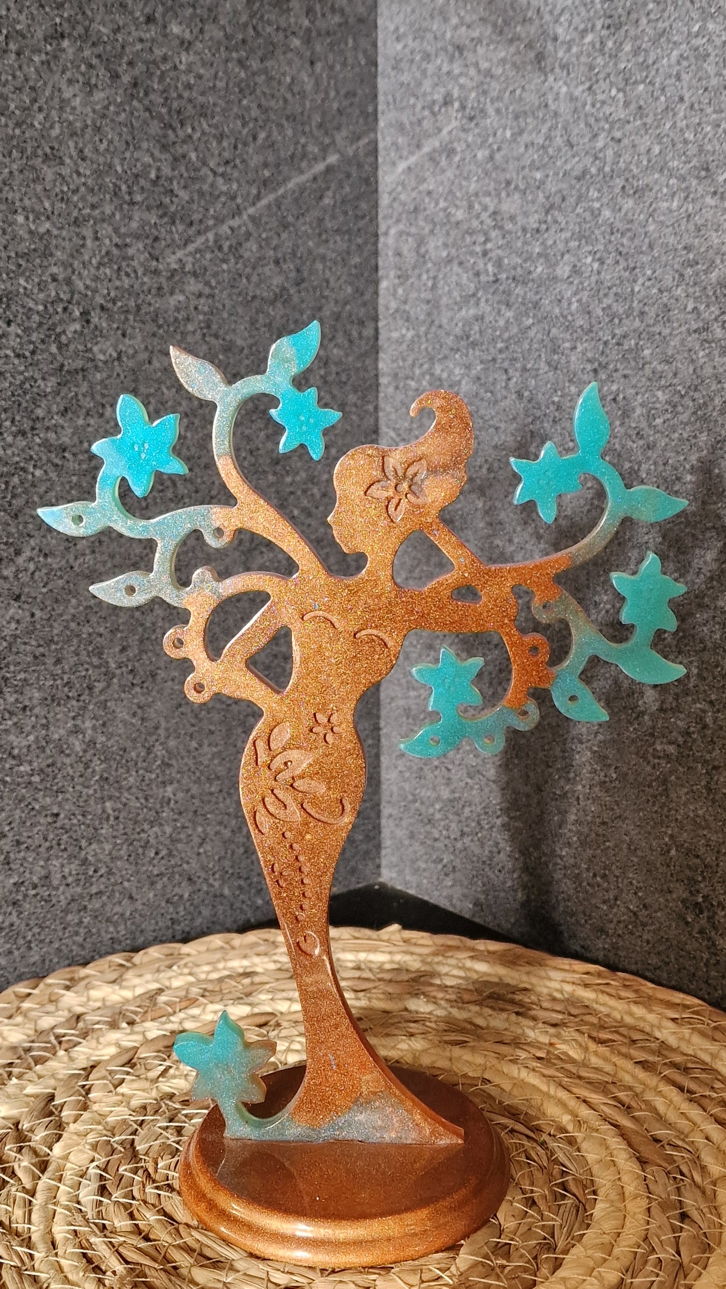 porte bijoux "femme arbre"