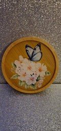 Dessous de verre Papillon Fleuri