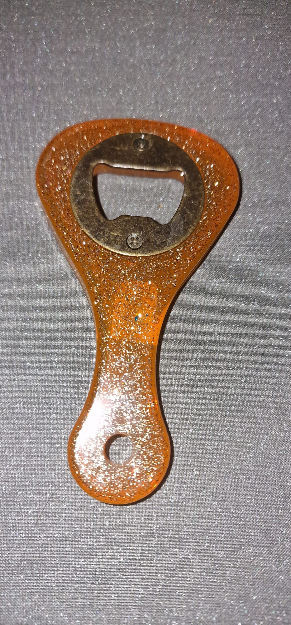 Décapsuleur artisanal – Ambre scintillant