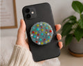 Phone Grip Confettis Colorés – Support de Téléphone en Résine Artisanale