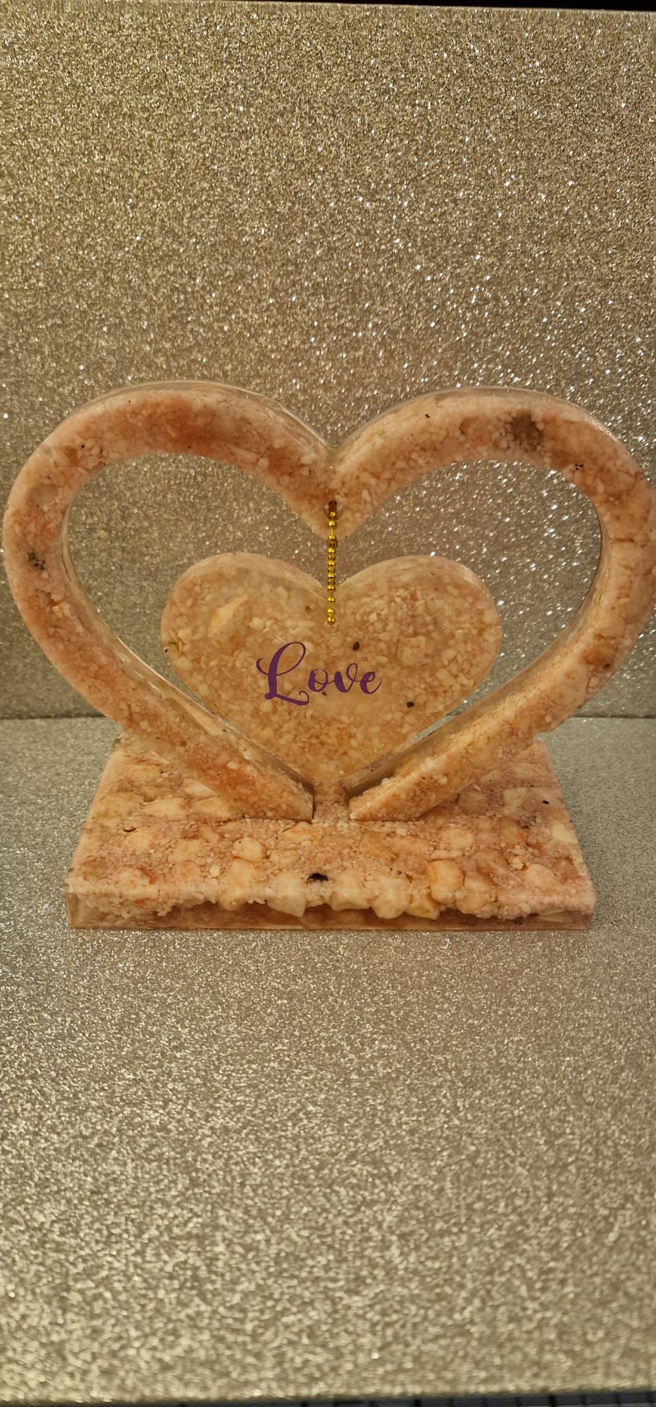 Cœur décoratif personnalisable – thème amour