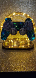Plateau Manette Lumineux en Résine Galaxy féerique